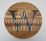 Monogram Business Sign