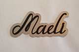 Custom Name Sign - Premium Mirror Acrylic Finish
