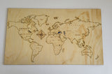 Wooden World Map - Wall Art