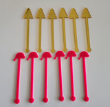 Personalised Drink Stirrer Set