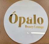 Round Acrylic Business Sign