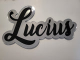 Custom Name Sign - Premium Mirror Acrylic Finish