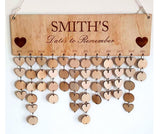 Birthday wall hanger with discs PJ Laser Designs QLD