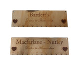 Personalised birthday board with wooden discs PJ Laser Designs QLD