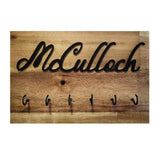 Personalised Keyring Holder Wall Mount PJ Laser Designs QLD