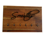 Personalised Keyring Holder Wall Mount PJ Laser Designs QLD