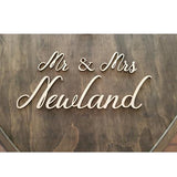 Wedding Drop in box heart personalised PJ Laser Designs QL