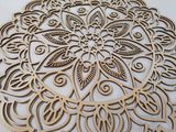 Tranquil Mandala Wall Art - Timber