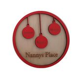 Family Name Custom Christmas Ornament Family Names PJ Laser Design QLD