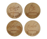 15 piece Baby Milestone Plaque Set PJ Laser Designs QLD