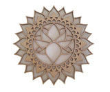 Sunlight Mandala Wall Art - Timber