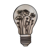 Floral Light Bulb Wall Art