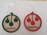 Our Family Christmas Ornament