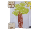 Child Art Timber Magnet PJ Laser Design QLD