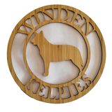 Hoop Style Small Business Sign