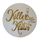 Round Acrylic Business Sign PJ Laser Designs QLD