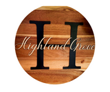 Monogram Business Sign PJ Laser Designs QLD