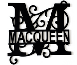 Surname Sign Custom Queensland PJ Laser Designs