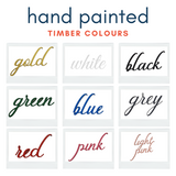 Colour Options Personalised Christmas Ornament Reindeer PJ Laser Designs QLD