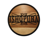 Acacia Acrylic Surname Sign PJ Laser Design QLD