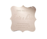 Rose Gold Save the Date Magnet PJ Laser Designs QLD