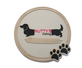 Round Acrylic Business Sign PJ Laser Designs QLD