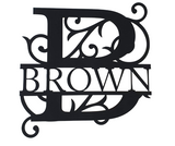 Surname Sign Custom Queensland PJ Laser Designs