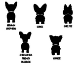 Dog Breed Options Lead Holder PJ Laser Design QLD