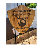 Welcome Wedding Sign PJ Laser Designs QLD