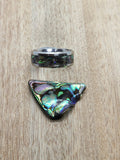 STONE INLAY RING Stainless Steel