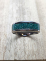 STONE INLAY RING Stainless Steel