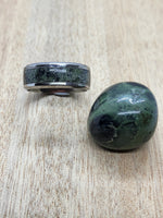 STONE INLAY RING Stainless Steel