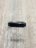 STONE INLAY RING 925 Sterling Silver