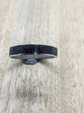 STONE INLAY RING 925 Sterling Silver