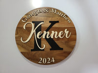 Custom Family Details Sign