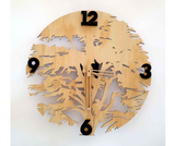 Wooden Wall Clock Modern Shapes PJ Laser Designs QLD