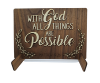 Christian Art Plaque PJ Laser Designs QLD