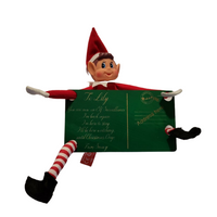  Elf on the Shelf Personalised Postcard PJ Laser Design QLD