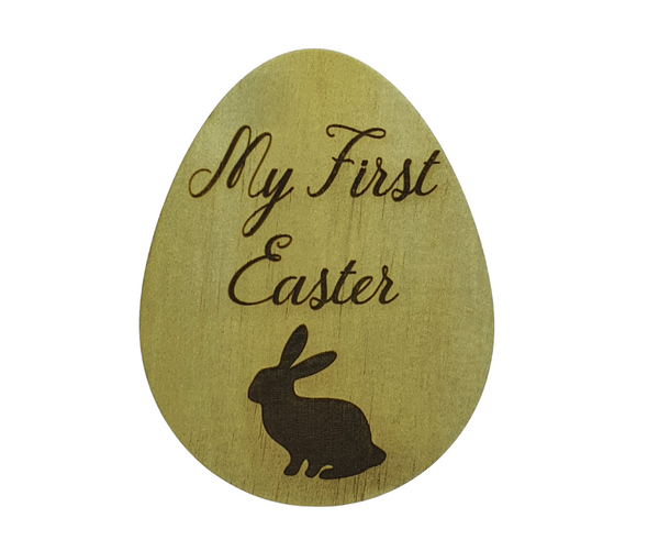 My First Easter Baby Milestone Photo Prop PJ Laser Designs QLD