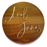 Timber  Name Sign PJ Laser Designs QLD