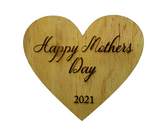 Mothers Day Timber Gift Tag PJ Laser Designs QLD