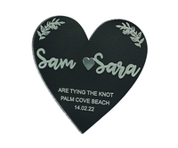 Silver Save the Date Magnet PJ Laser Designs QLD